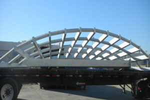 Metallized Structure on Trailer Bed